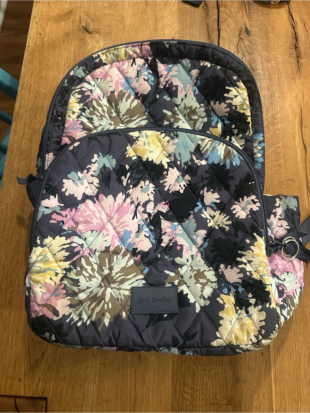 a Vera Bradley Ultralight Compact Backpack Chrysanthemum Crush pattern
